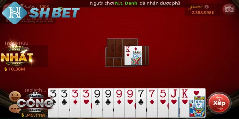 Mẹo hack tiến lên miễn phí trên SHBET