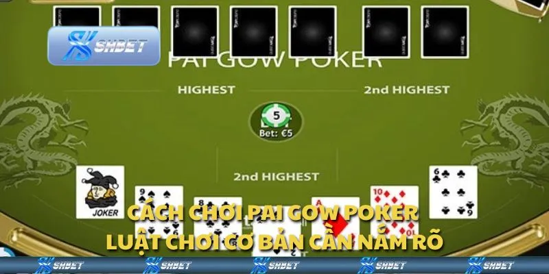 Cách chơi Pai Gow Poker - Luật chơi cơ bản cần nắm rõ