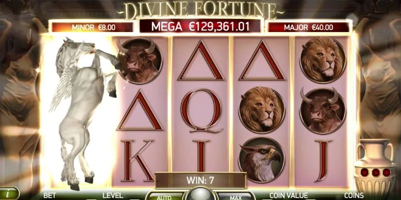 Phân tích xác suất trúng jackpot Divine Fortune