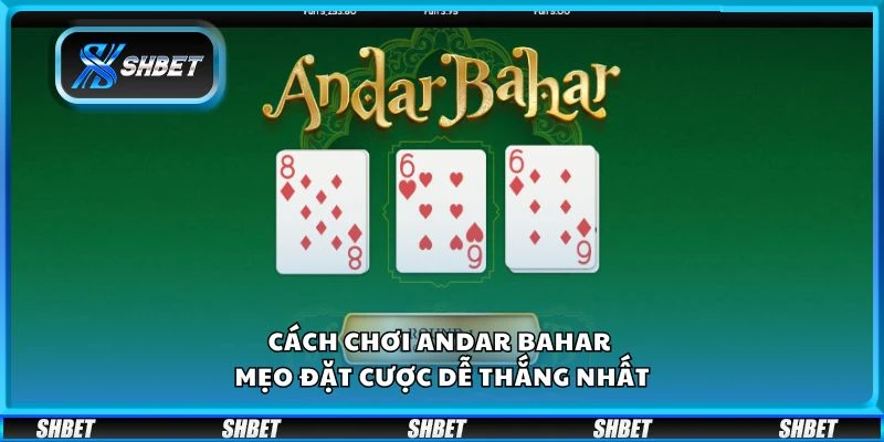 Cách chơi Andar Bahar - Mẹo đặt cược dễ thắng nhất