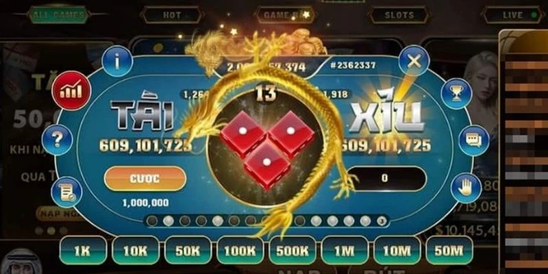 Khám phá các cửa cược trong game tài xỉu