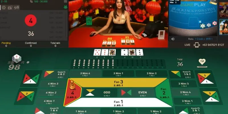 Tổng hợp các loại cược trong Fantan